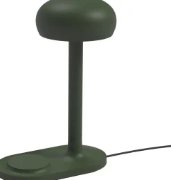 Emendo lampe med Qi trådløs oplader Emerald-Eva Solo New