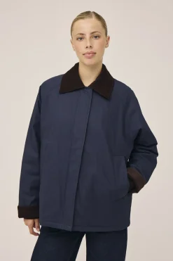 Hot Emmy 4 coated jakke med fløjlskanter - GRS Dame Jakker & Frakker