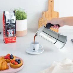 Bialetti Kaffe & Te>Espressokande Venus, 10 kop Stål