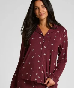 Dame Hunkemöller Nattøj>Essential Jersey Long-Sleeved Jacket