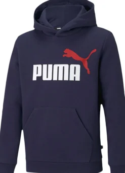 Børn Puma Sweatshirts & Træningstrøjer>Essentials Logo hættetrøje