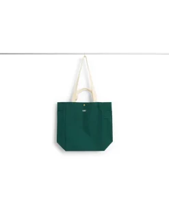 Outlet Everyday Tote Bag-Medium-Dark green Dame Shoppere