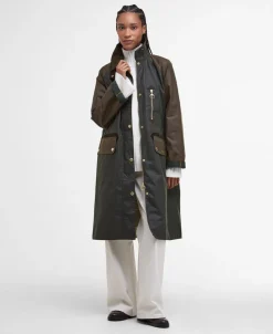 Evette Wax Jacket - water repellent-Barbour Hot