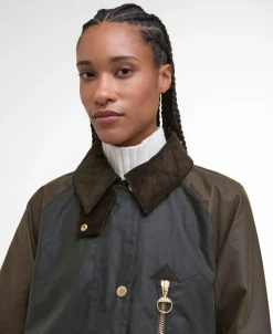 Evette Wax Jacket - water repellent-Barbour Hot