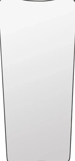 F.A. 33 Wall Mirror, 70x146 Black Brass-Gubi Discount