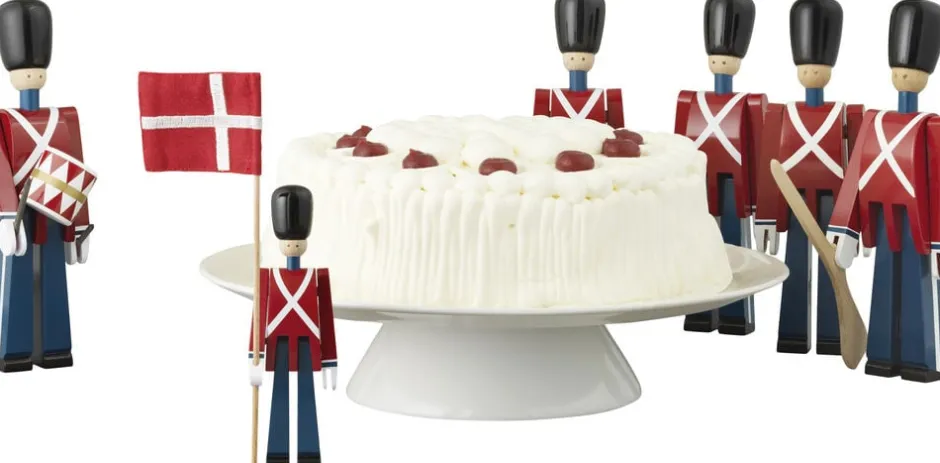 Fanebærer mini rød/blå/hvid-Kay Bojesen Outlet