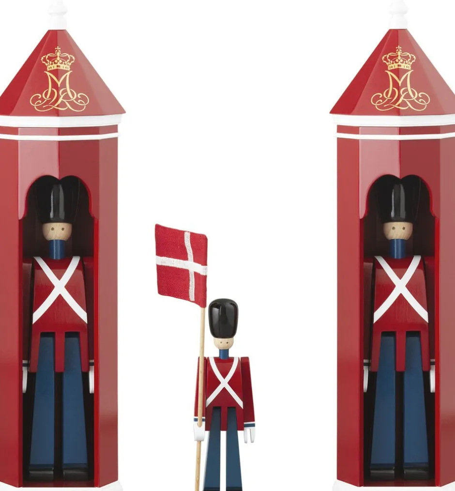 Fanebærer mini rød/blå/hvid-Kay Bojesen Outlet