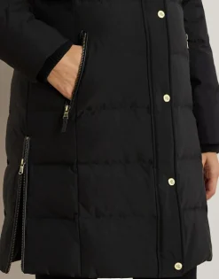 Faux-Fur-Trim Hooded Down Coat-Lauren Ralph Lauren Discount