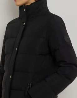 Faux-Fur-Trim Hooded Down Coat-Lauren Ralph Lauren Discount