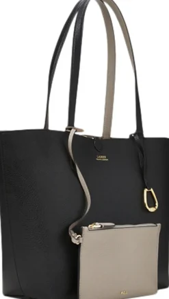 New Faux-Leather Reversible Tote Dame Shoppere