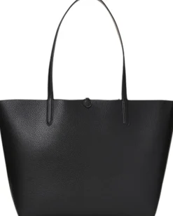 New Faux-Leather Reversible Tote Dame Shoppere