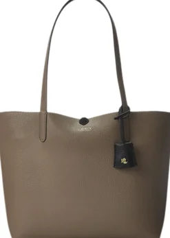 New Faux-Leather Reversible Tote Dame Shoppere