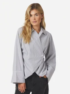 Fenli Striped Shirt-Neo Noir Online