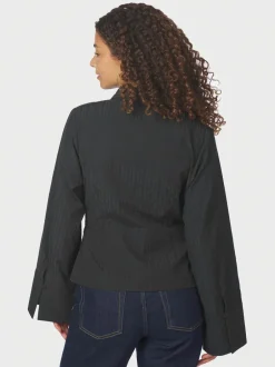 Outlet Fenli Tone Stripe Shirt Dame Bluser & Skjorter