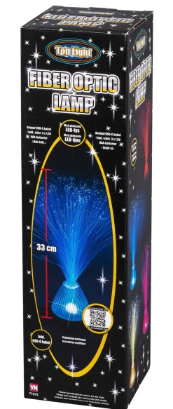 FIBEROPTISK LAMPE 33 cm-Lamper og disco lys New