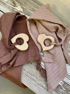 Figure blankie teether-Müsli by Green Cotton New