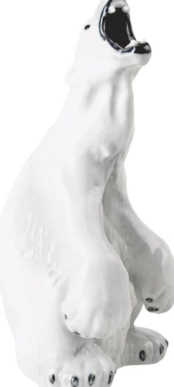 Figurine Isbjørn, brølende 33,5 cm-Royal Copenhagen Hot