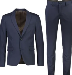 Lindbergh Jakkesæt & Blazere>Fine twill stretch suit