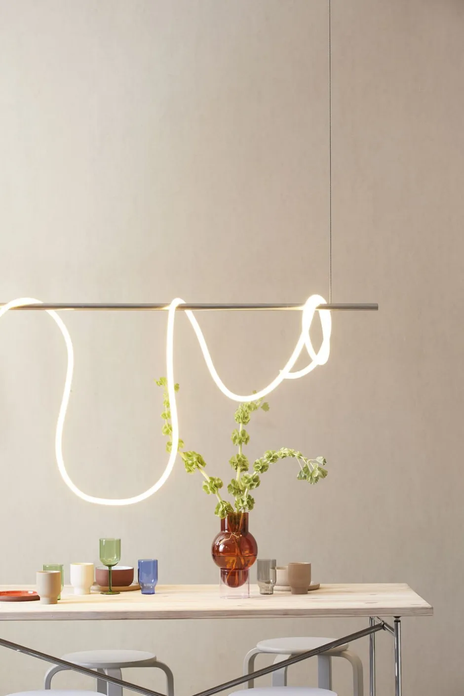 Outlet Flex tube, 5 m, warm white, 500016W Lyskæder