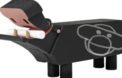 Kay Bojesen Figurer & Skulpturer>Flodhest, sortmalet