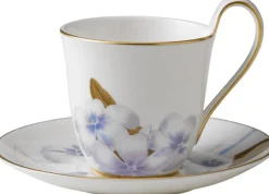 Royal Copenhagen Kopper & Krus>Flora 27 cl. højhankskop med underkop - Rhododendron