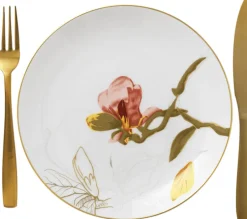 Flora 22 cm. tallerken - Magnolia-Royal Copenhagen New