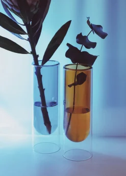 FLOWER TUBE, TALL TUBE, CYAN, 65200C-Studio About New