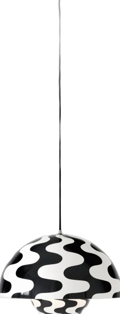 Flowerpot Pendant VP7, Black/White-&Tradition Hot