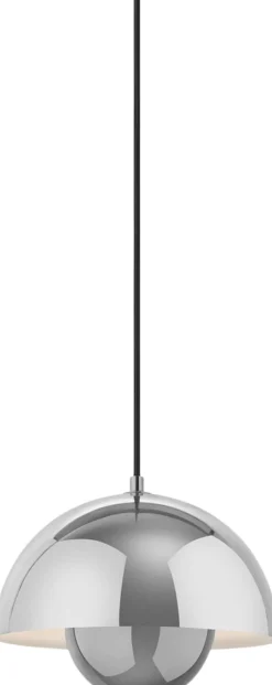 Hot Flowerpot Pendant VP1, Chrome-Plated Pendler