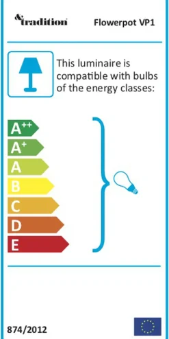 Best Flowerpot VP3, Table Lamp Bordlamper