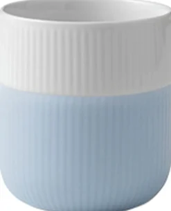 Hot Fluted Contrast Mug 35cl Dove Blue Kopper & Krus
