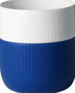 Royal Copenhagen Kopper & Krus>Fluted Contrast Mug 35cl Mega Blue