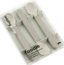 New Foodie easy-grip babyske 3-pak Børn Børneservice