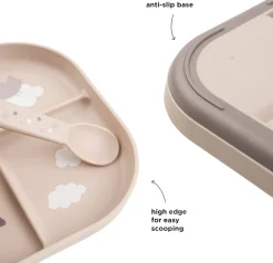 Foodie inddelt tallerken Happy clouds-Done by Deer Discount