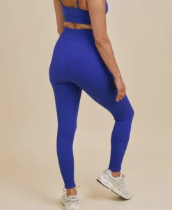 Outlet Form Seamless leggings - Cartel Blue Dame Tights & Træningsbukser|Sport