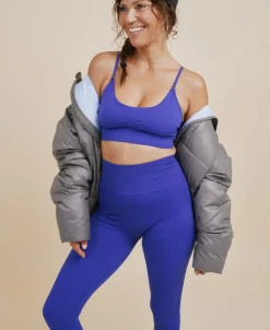 Outlet Form Seamless leggings - Cartel Blue Dame Tights & Træningsbukser|Sport