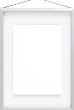 Outlet Frame, Brushed Aluminium, A4 Plakater & Rammer