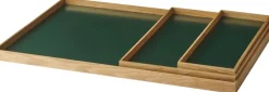 Frame tray large oak/green-GEJST Online