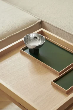 Frame tray small oak/green-GEJST New