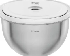 Fresh & Save BOWLS Vakuumskål L / 26 cm, Rustfrit stål, Sølv-Zwilling