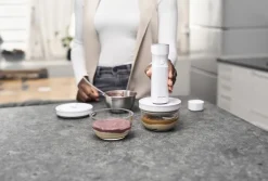 Best Fresh & Save BOWLS Vakuumskål S / 12 cm, Glas, Gennemsigtig Køkkenmaskiner