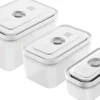 Fresh & Save Vakuum beholdersæt 3d i plastik. S,M, L-Zwilling Discount