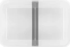 FRESH & SAVE Vakuum madkasse, semitransparent/grå, Str L-Zwilling Online