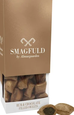 Fyldte bolcher med smag af rom og chokolade (indeholder alkohol)-SMAGFULD by Almuegaarden Hot
