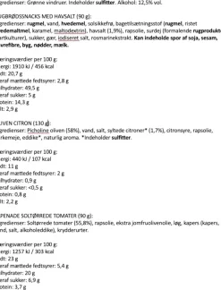 Sale Gaveæske - Snacks & Wine Blandet Kurve