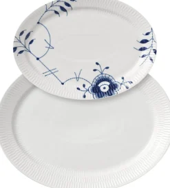 Royal Copenhagen Skåle & Fade>Gifts With History oval fadsæt 28cm, 35cm