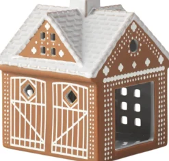 Kähler Julepynt|Julepynt>Gingerbread Lyshus Julestald H11. 5 brun