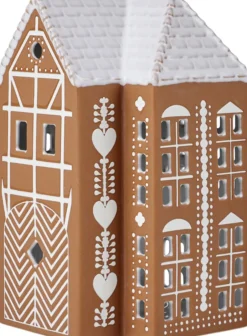 Gingerbread Lyshus stor brun-Kähler Best