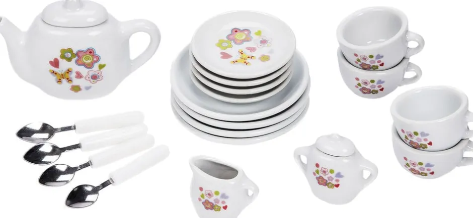 Børn 4-GIRLZ Legemad & Køkkener>TESÆT I PORCELÆN