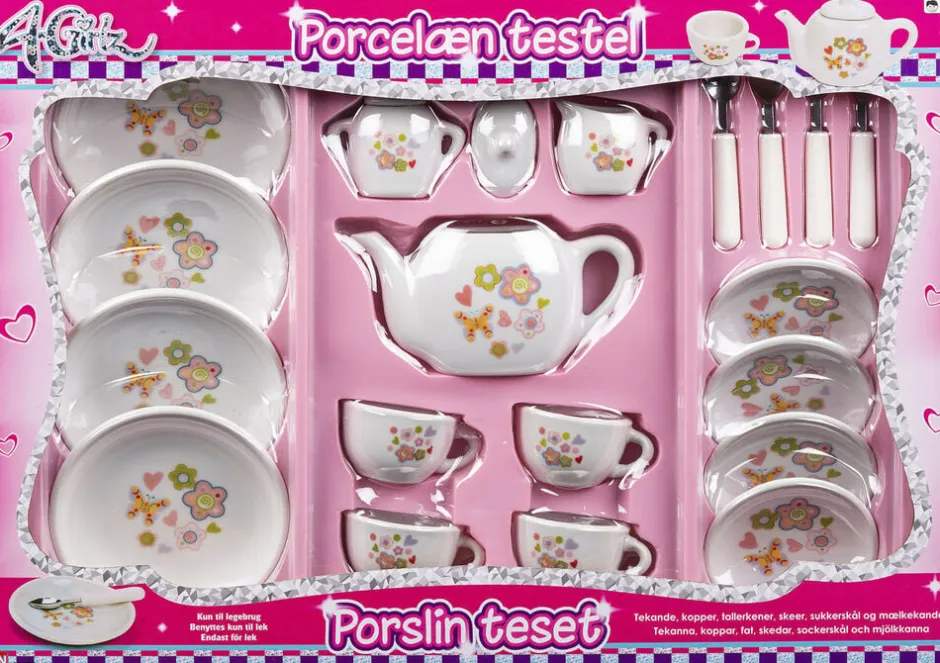 Børn 4-GIRLZ Legemad & Køkkener>TESÆT I PORCELÆN